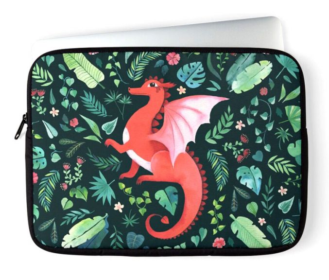 Tropical Dragon Macbook Sleeve - Everything Dragon Shop