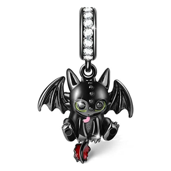 GNOCE Black Little Dragon Charm - Everything Dragon Shop